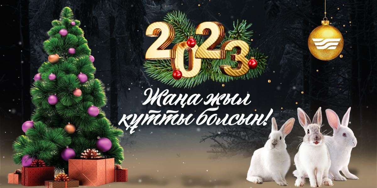 Жаңа жылдарыңызбен! С Новым годом!