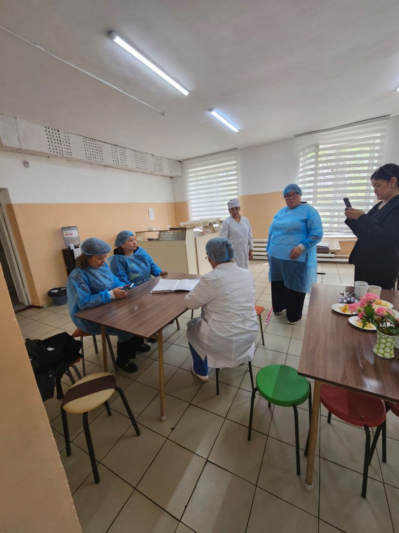 Оқушылардың   тамақ  сапасын  бракеражды  комиссияның  кезекті  тексеруі