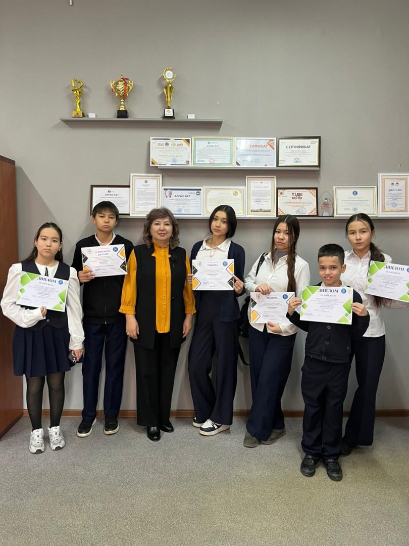 Аудандық пәндік олимпиададан орыс тілі пәнінен 2- орын  жүлдегері  Сулеева Сабина